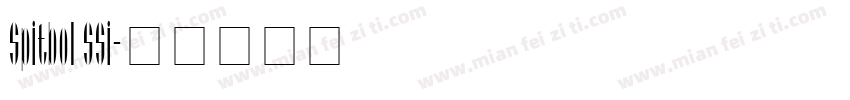 Spitbol SSi字体转换